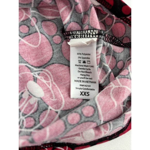Disney LuLaRoe Irma XXS Minnie Mouse Disney Hi-low Short Sleeve Tunic Top Blouse - Picture 9 of 12